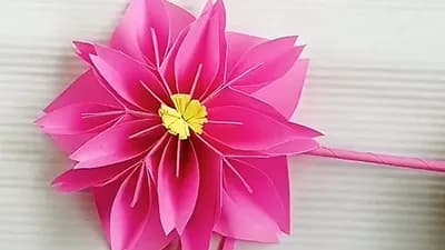 3D-Blumen-Origami